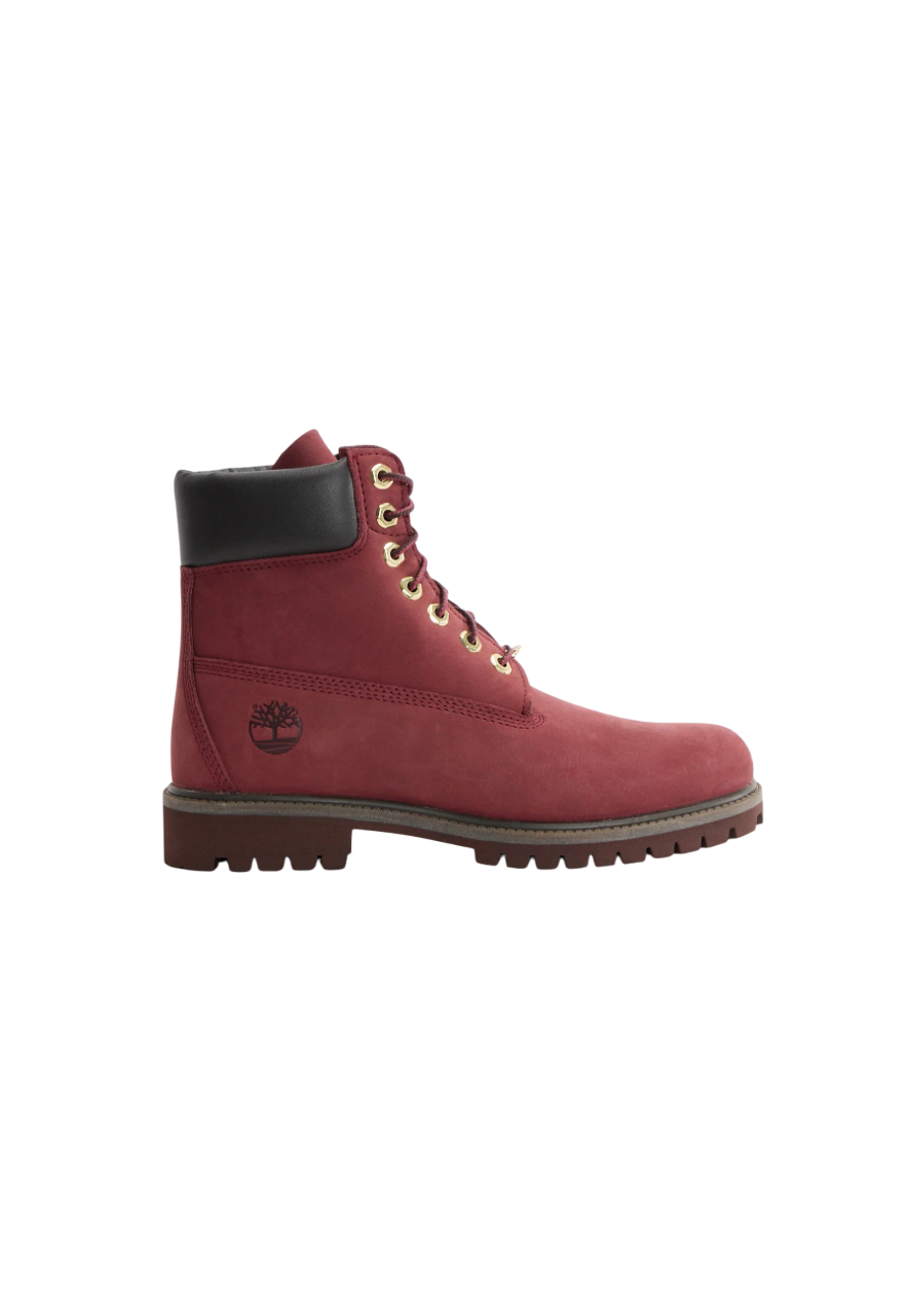 Timberland Premium 6 in Lace Waterproof Burgundy